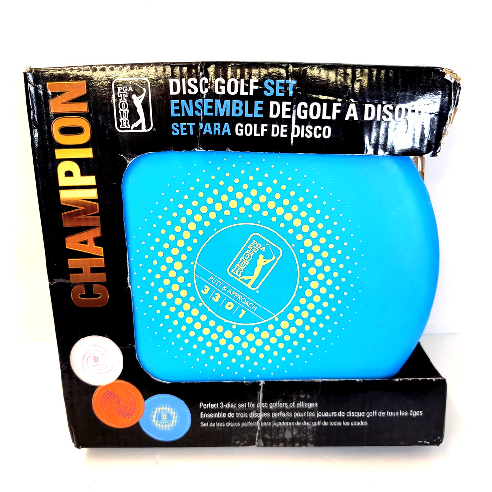 PGA Tour Champion Disc Golf Set 3‎ Discs Driver Mid Putter Multi Color Starter